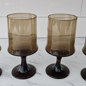 Vintage (1960s) Libby Towney Accent Glasses/Wine or water Glasses.